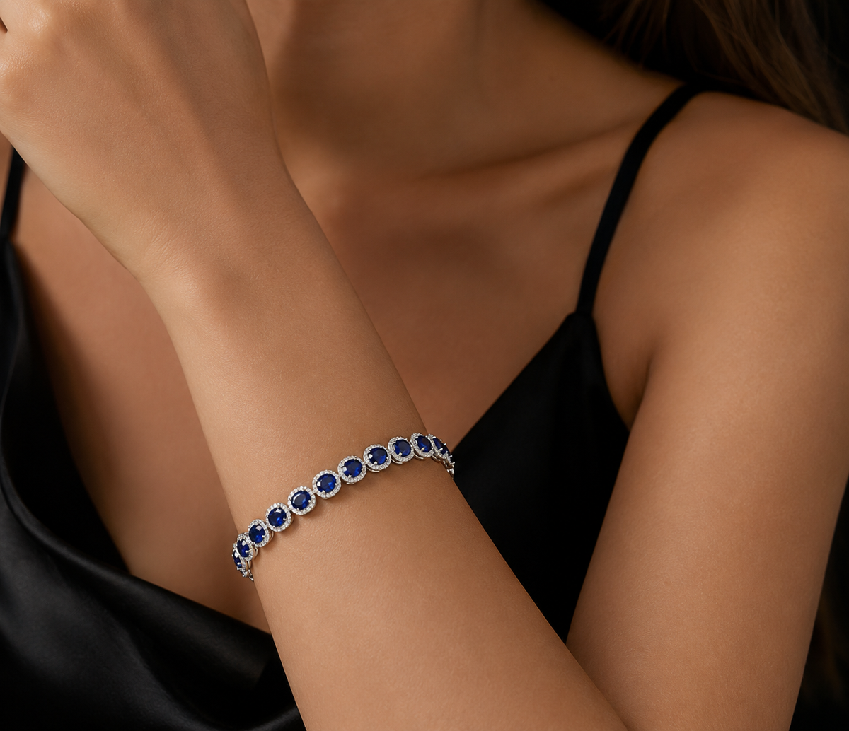 Natural Sri Lankan Sapphire Bracelet