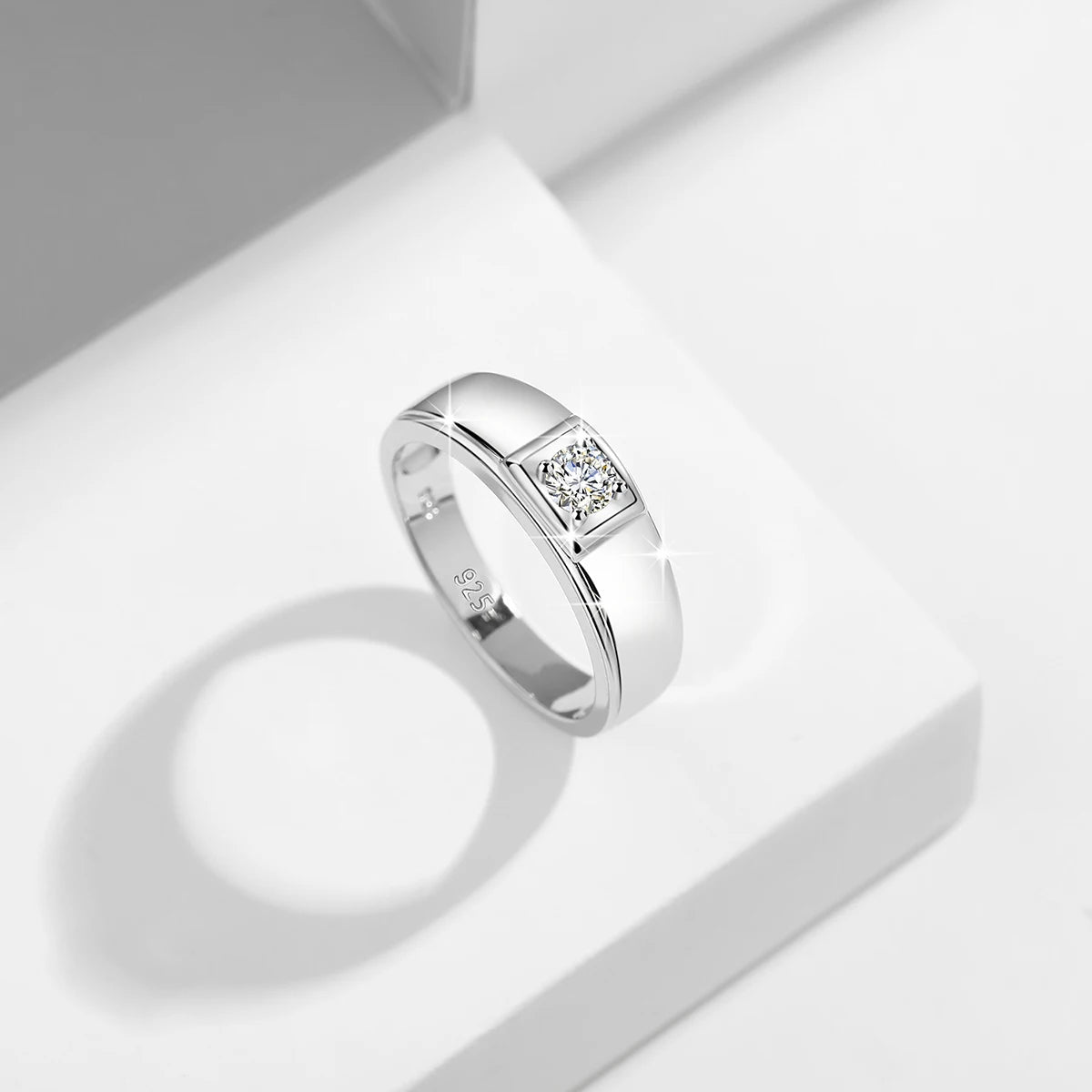 2ct DF Color Moissanite Rings