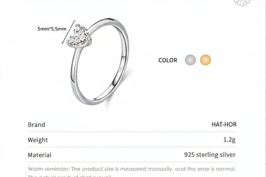 Sparkling Finger Ring.