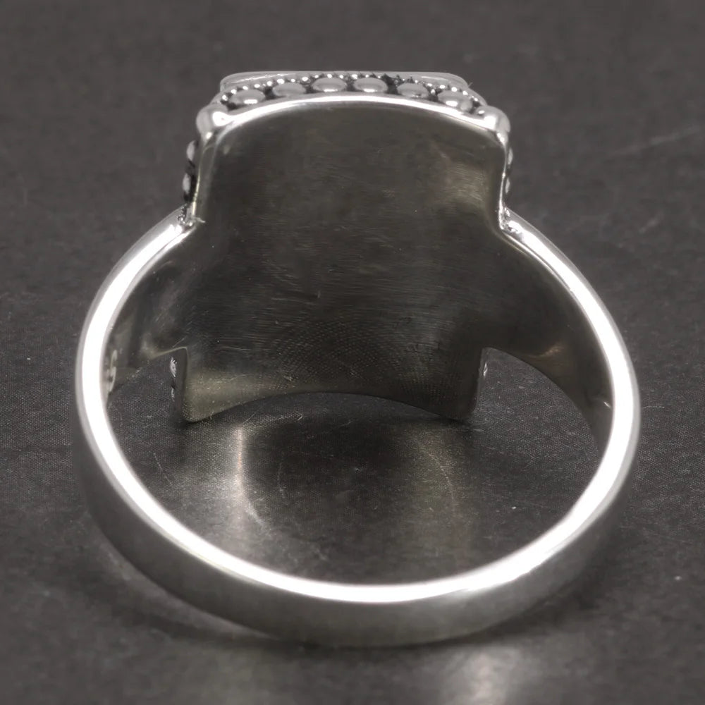 S925 Black Onyx Natural Stone