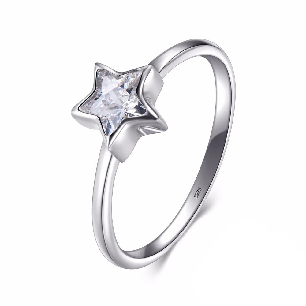 NEW Cubic Zirconia star ring.