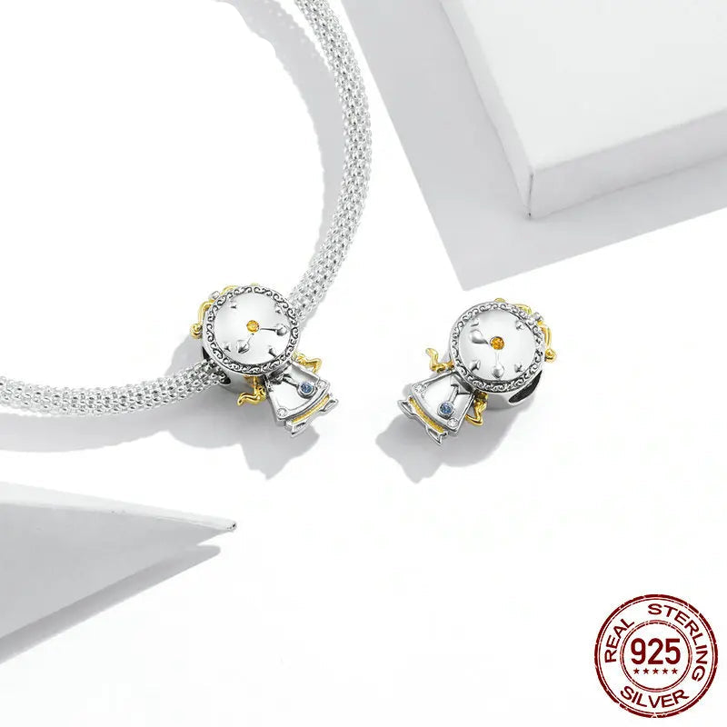 Clock Pendant Charm.