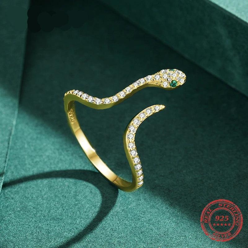 Adjustable Snake Ring.