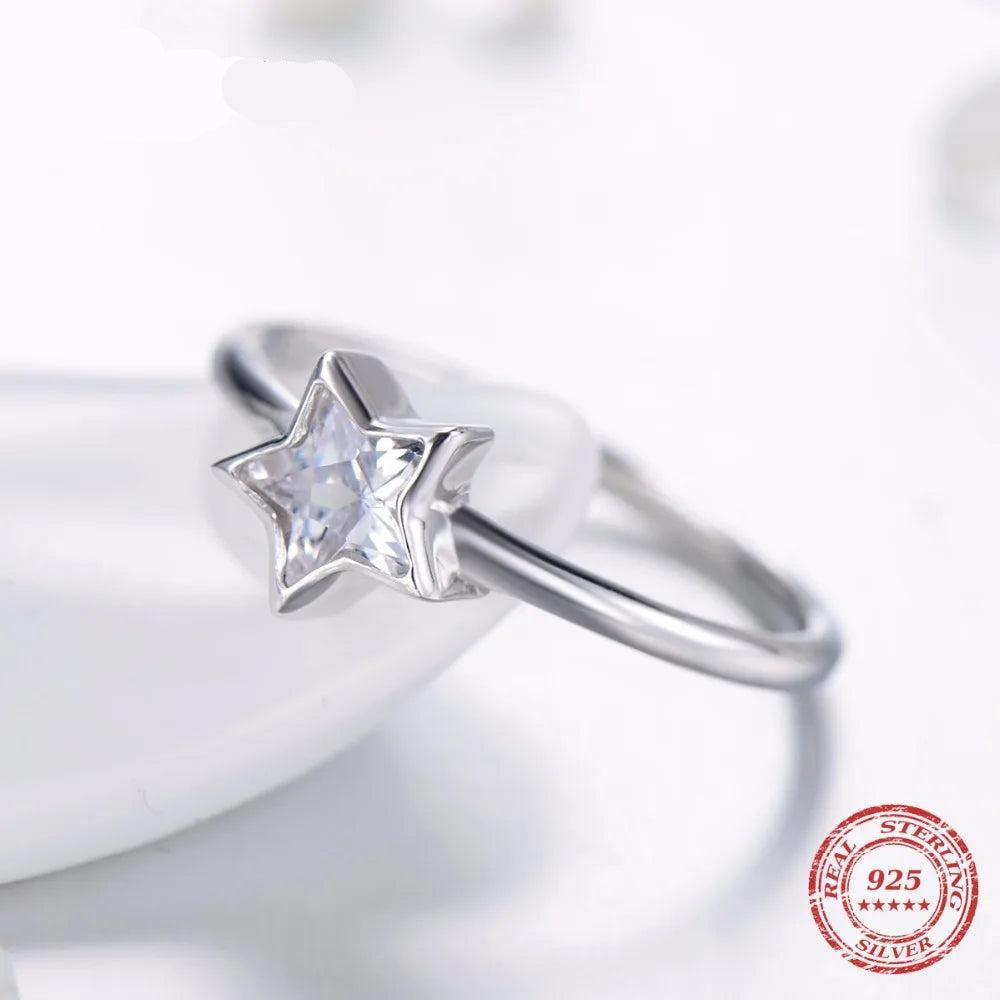 NEW Cubic Zirconia star ring.