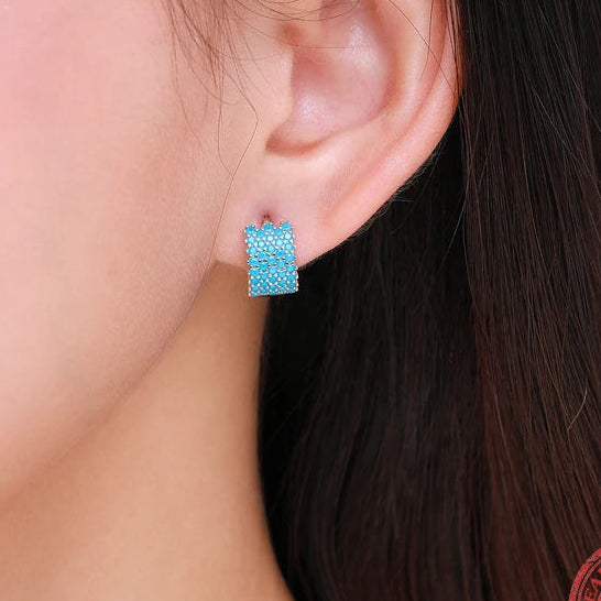 Vintage Turquoise Elegant Earrings.