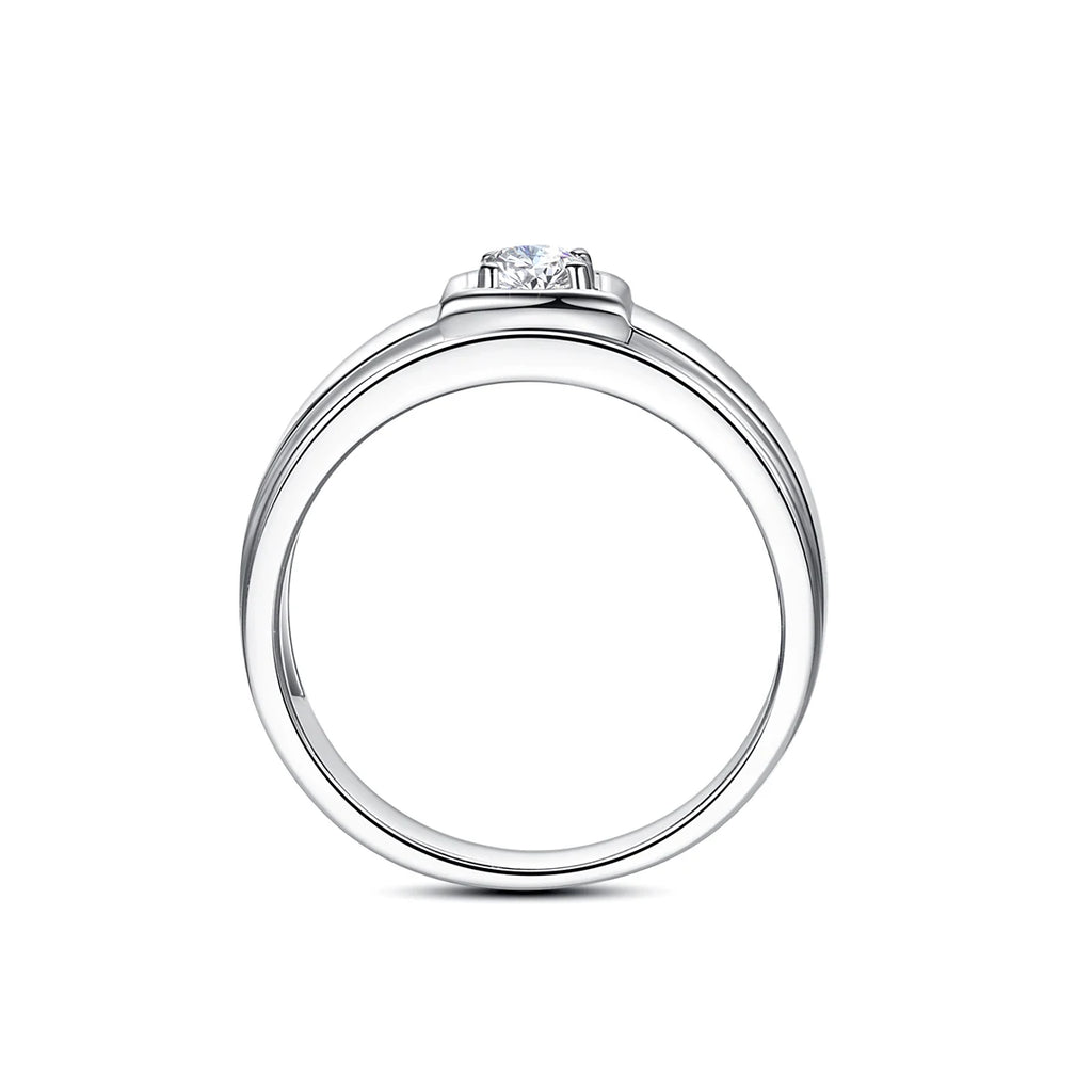 2ct DF Color Moissanite Rings