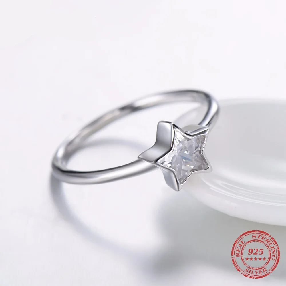 NEW Cubic Zirconia star ring.