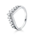 Crown Finger Ring in 925 Sterling Silver