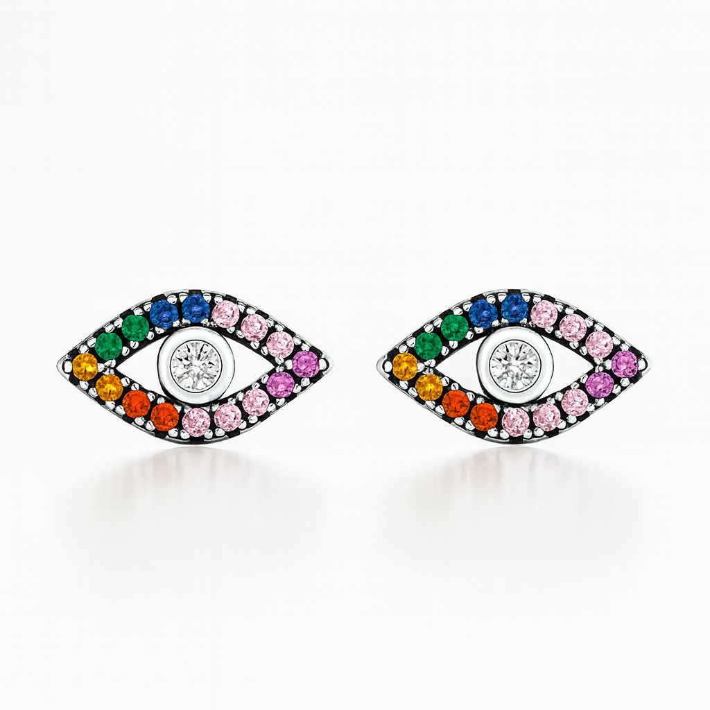 Delicate Eyes Ear Studs.