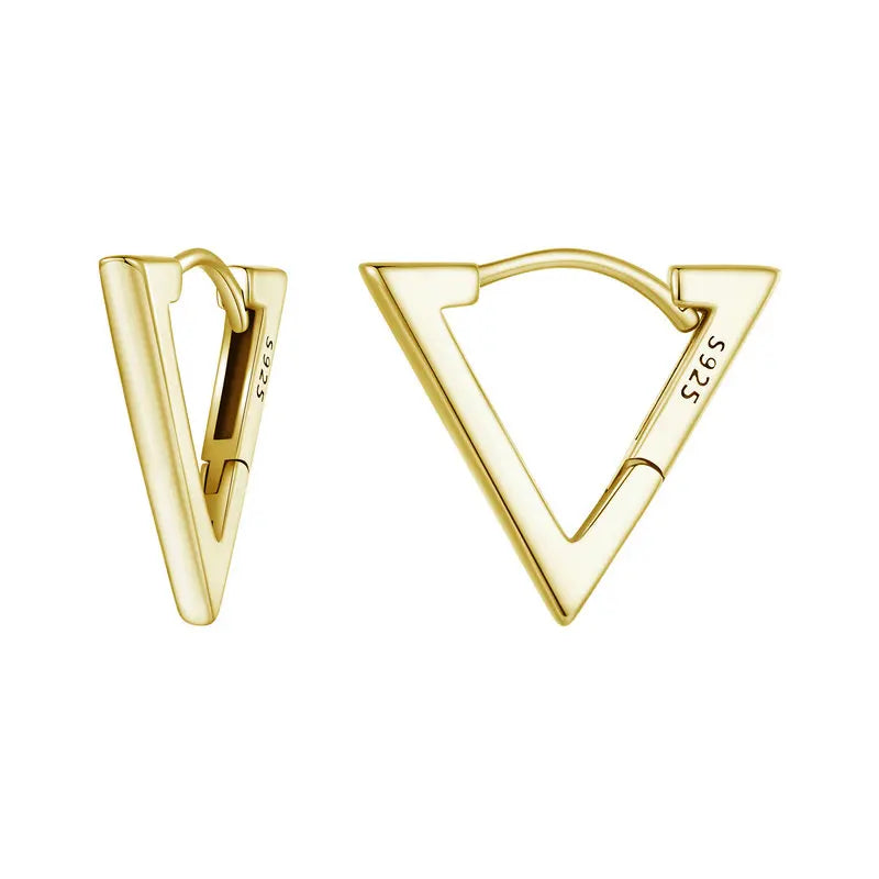 Geometric Hoop Earrings Hypoallergenic Earrings