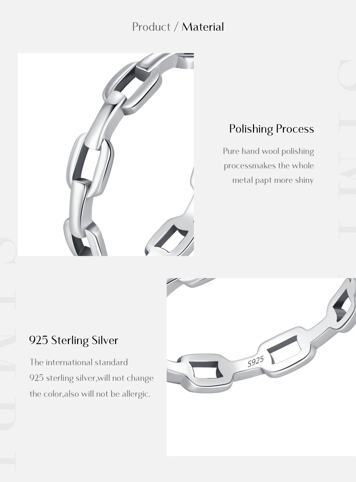 S925 sterling silver Eternity Bands Rings