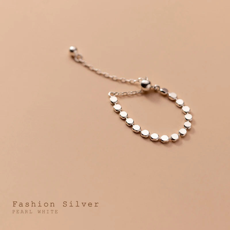 Simple Free Size Chain Cute Ring.