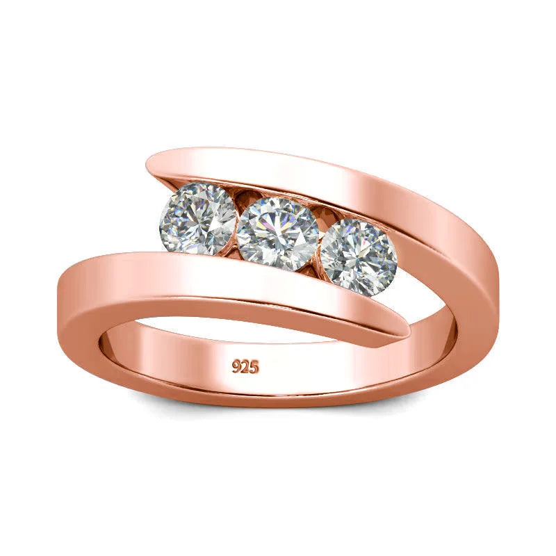 Men Moissanite Ring