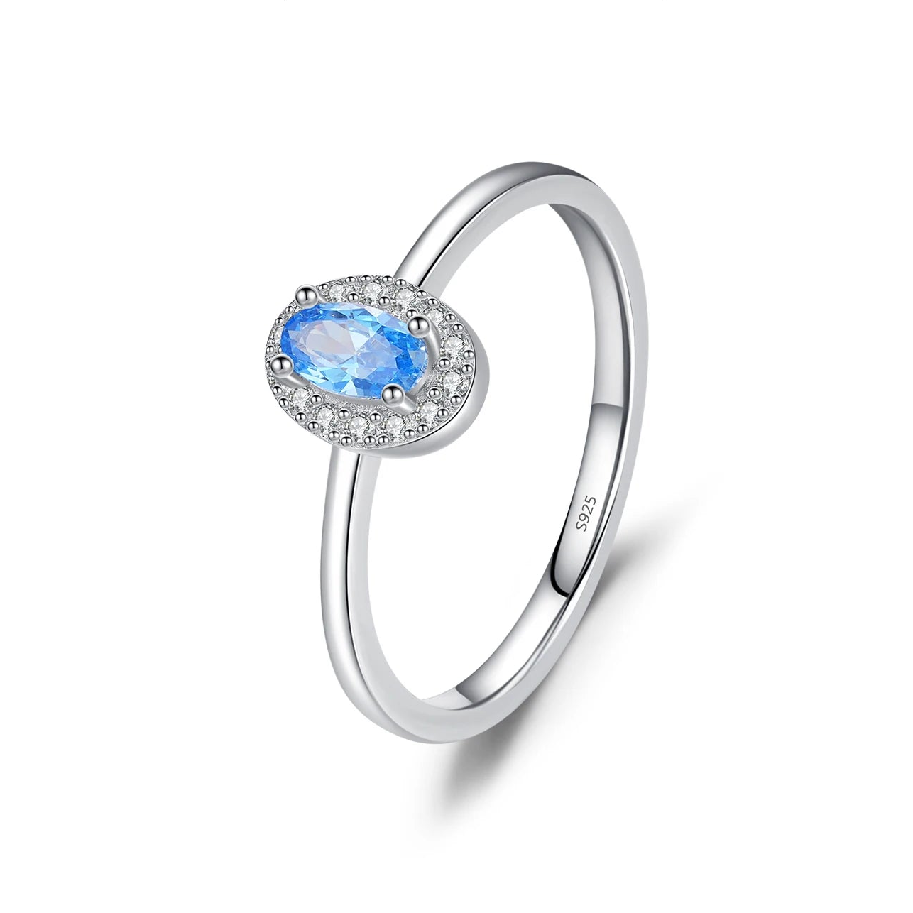 Classic oval cubic zirconia Ring.