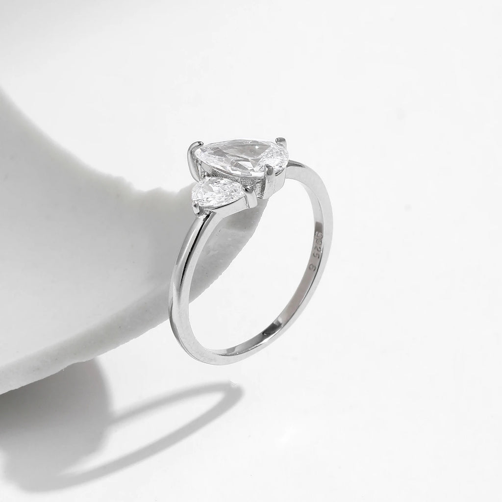 Sparkling Water drop Ring.