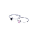 Crystal Ring in 925 Sterling Silver