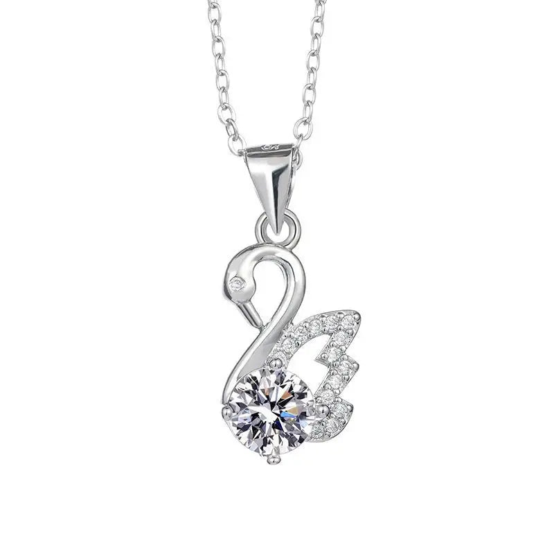 1 Carat Moissanite Necklace Pendant