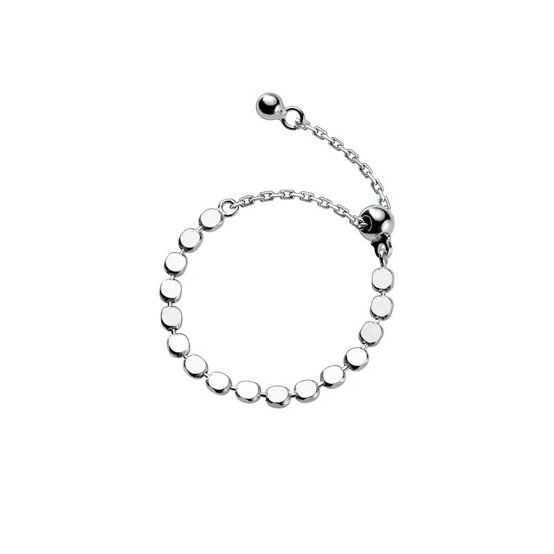 Simple Free Size Chain Cute Ring.