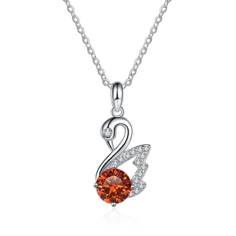 1 Carat Moissanite Necklace Pendant