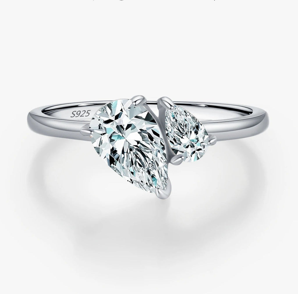 Sparkling Water drop Ring.