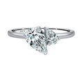 Sparkling Water drop Ring in 925 Sterling Silver
