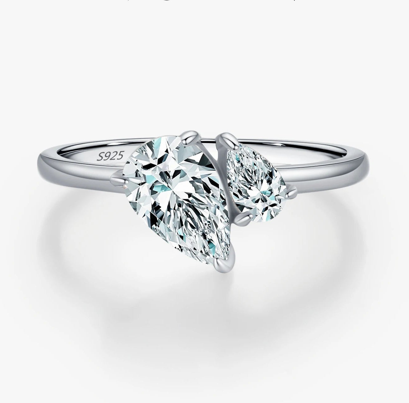 Sparkling Water drop Ring.