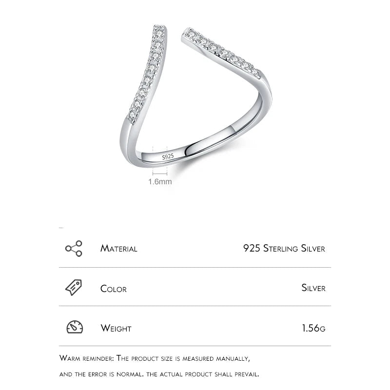 Simple Open Size Index Finger Ring.