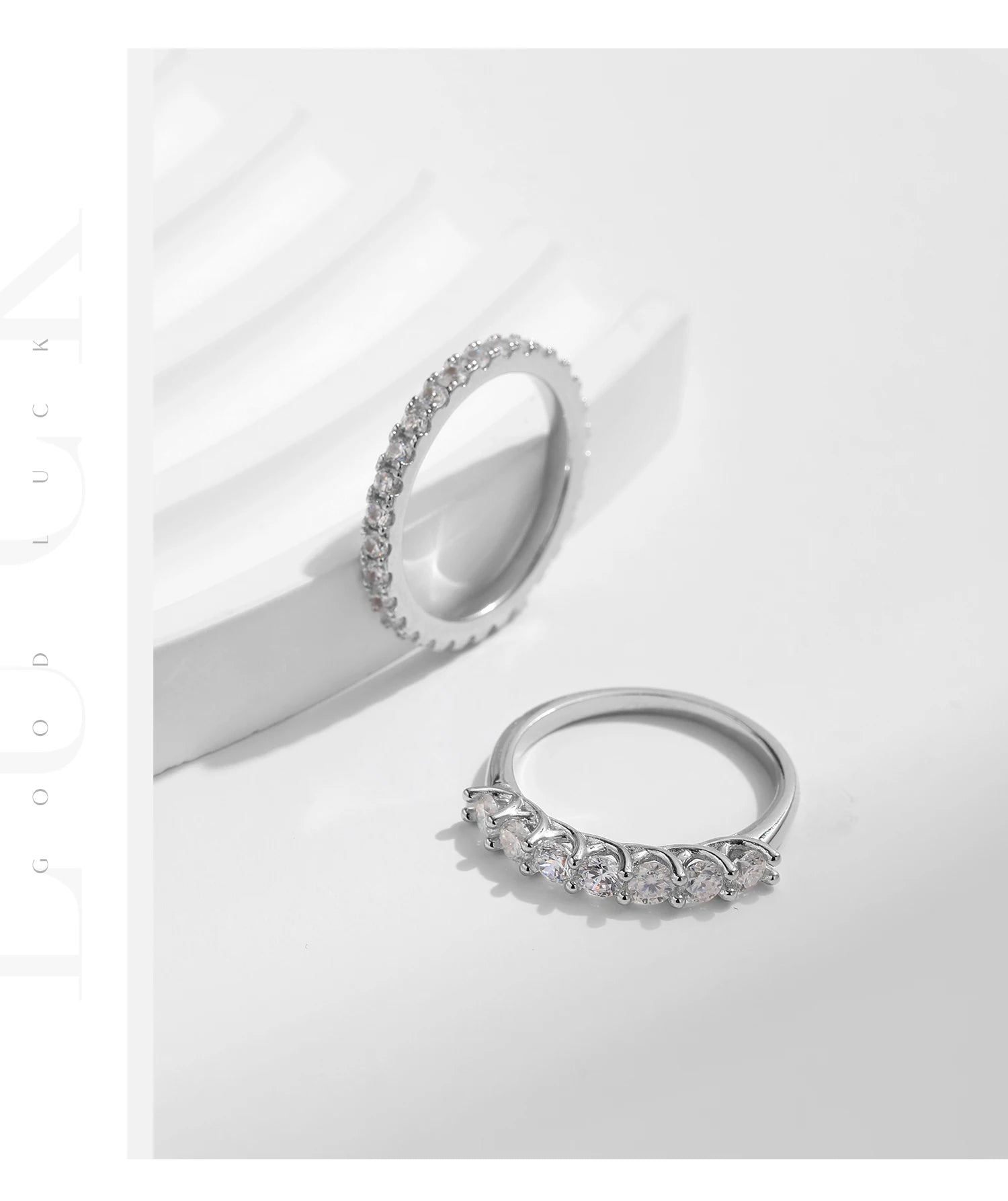Moissanite Wedding Band