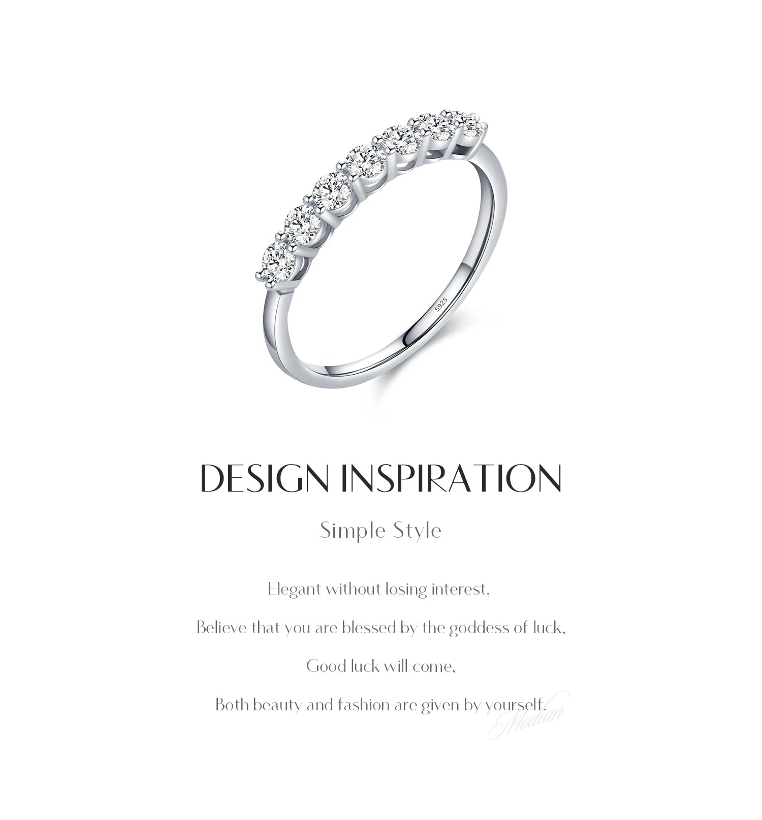 luxury 5A Zirconia Dazzling Classic Finger Ring.