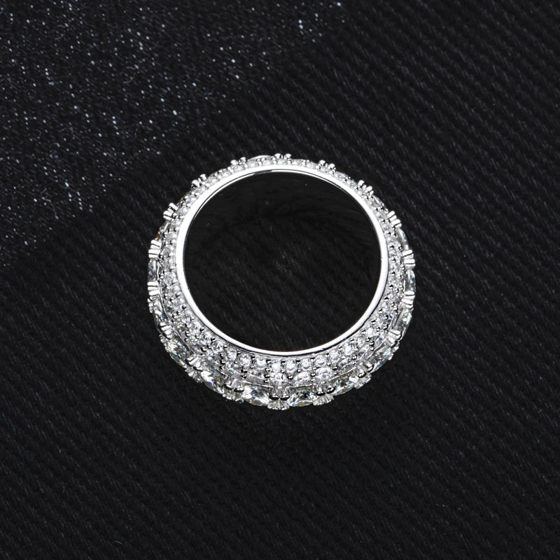 8.46 carat weight Moissanite Ring
