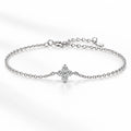 Four Leaf Clover Bracelet 925 Sterling Silver