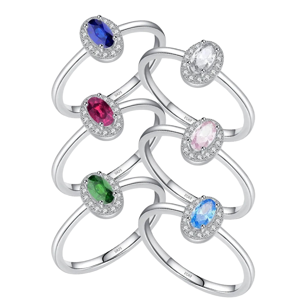 Classic oval cubic zirconia Ring.