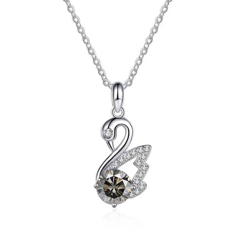1 Carat Moissanite Necklace Pendant