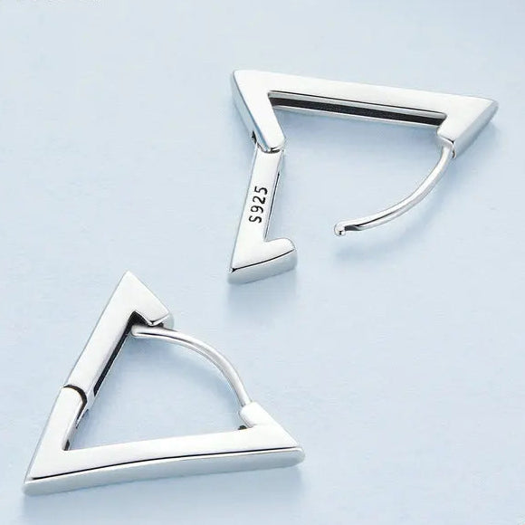 Geometric Hoop Earrings Hypoallergenic Earrings