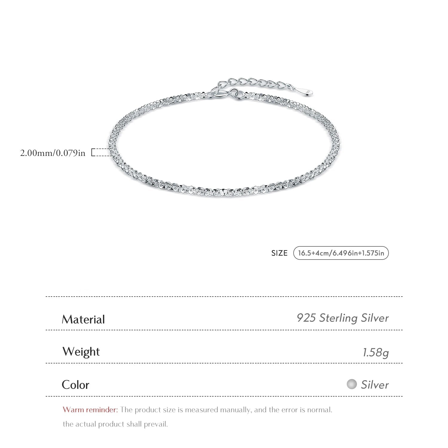 Simple Cute Female Bracelet.