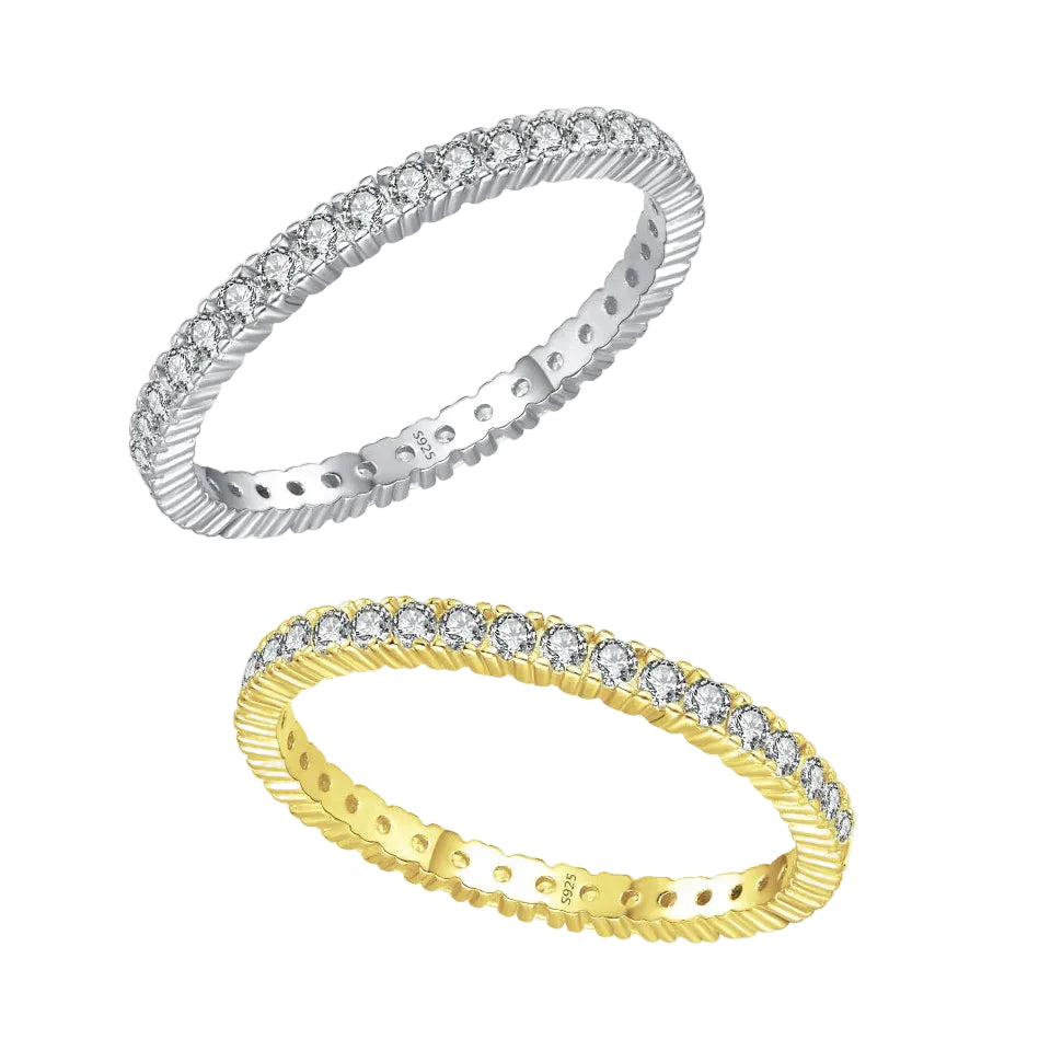 Classic Sparkling Cubic Zirconia .