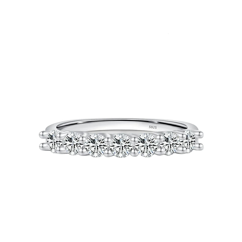Moissanite Wedding Band