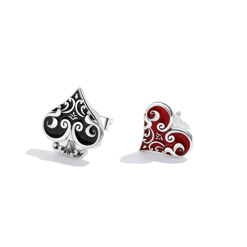 Poker Ear Studs