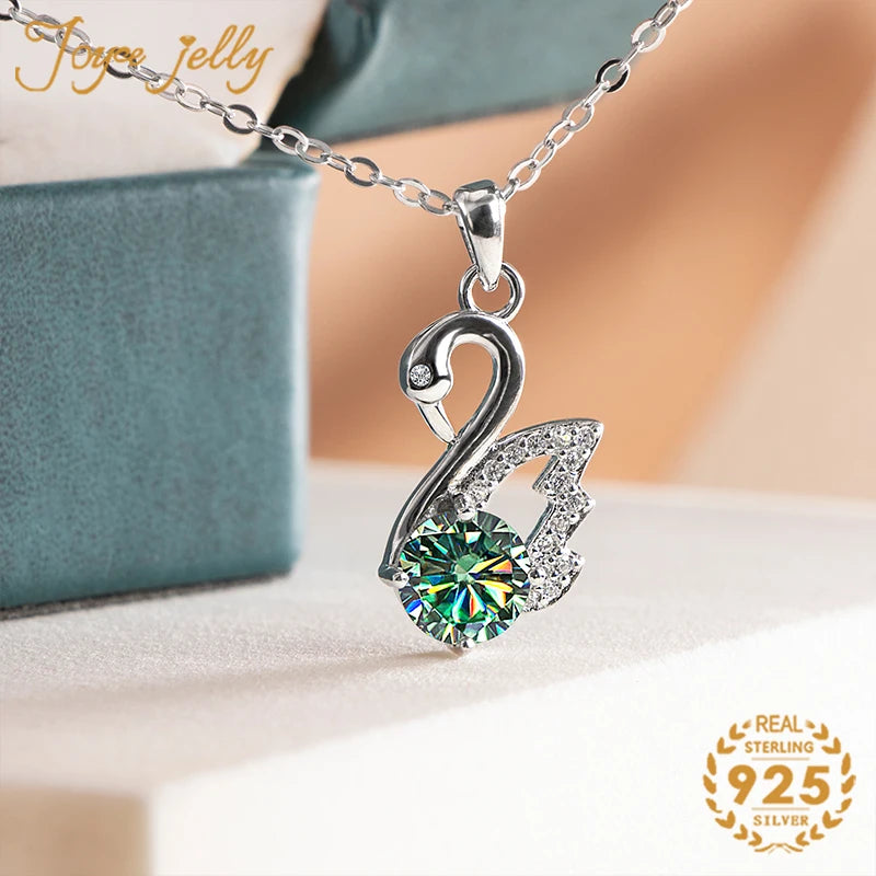 1 Carat Moissanite Necklace Pendant