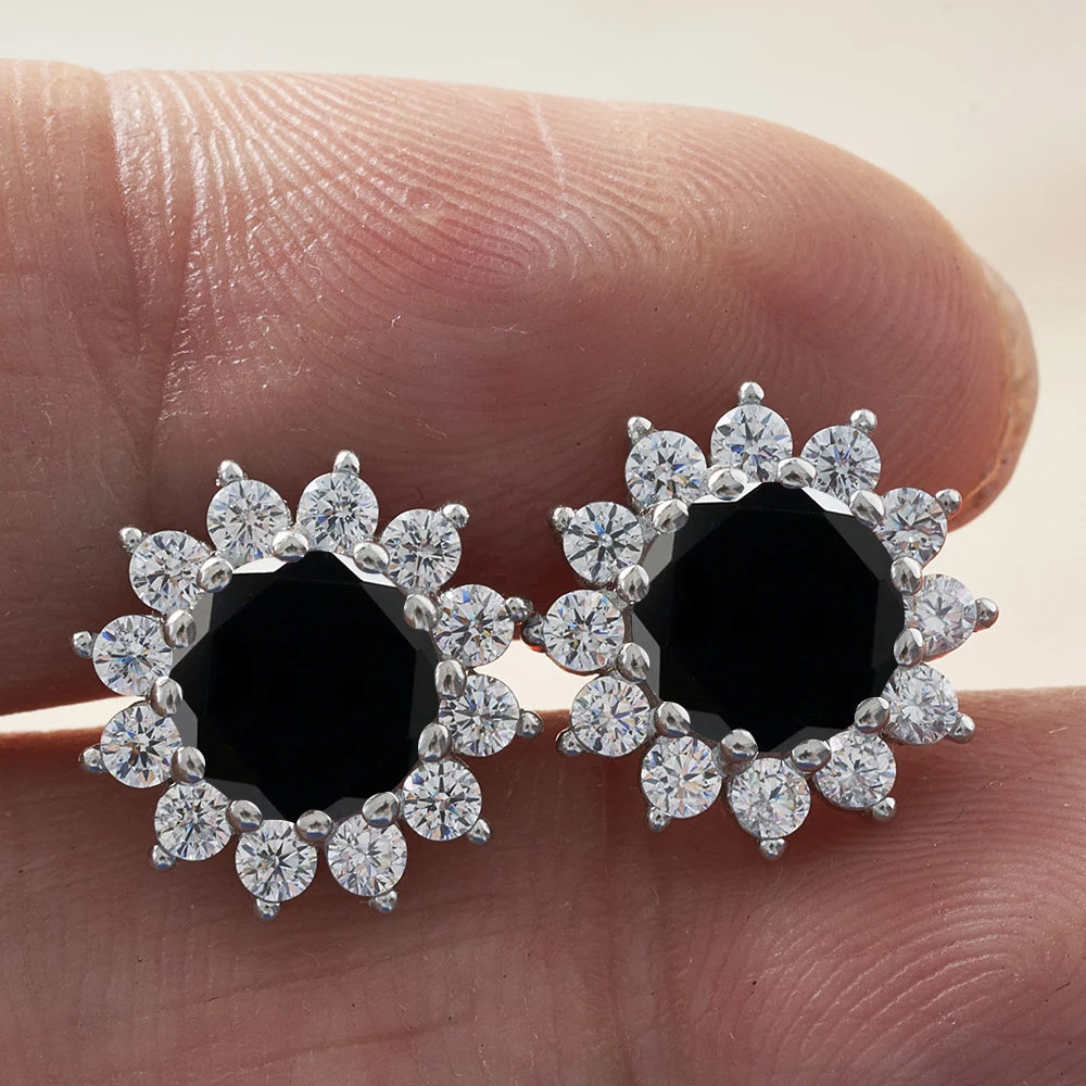 1 carat D Color Moissanite Earrings