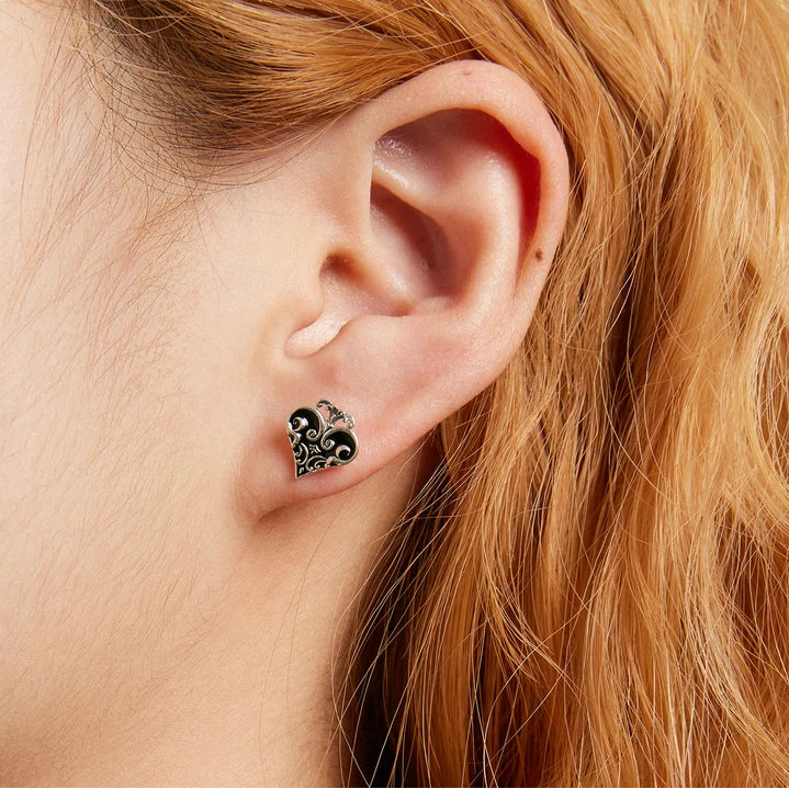 Poker Ear Studs