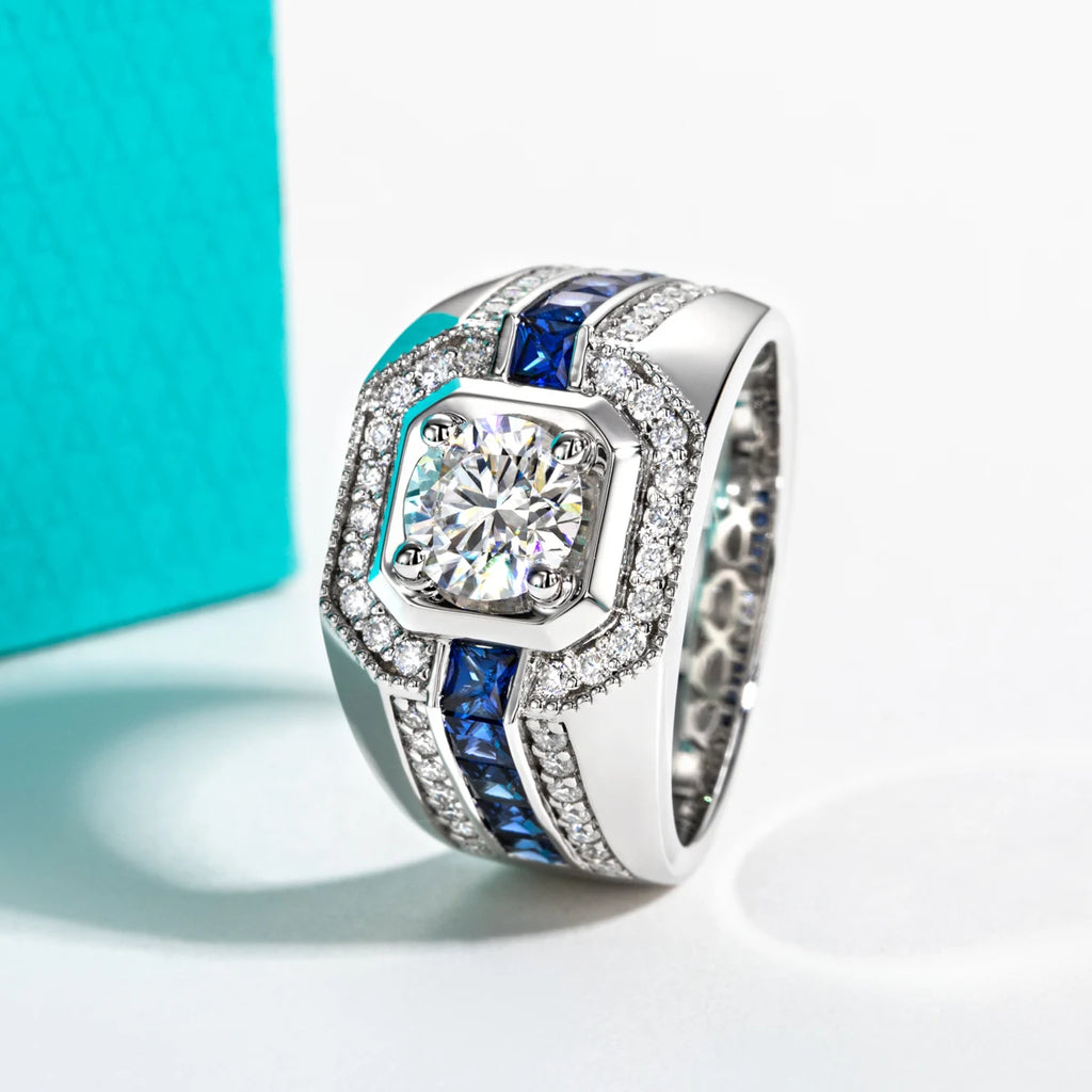 1ct  Moissanite Ring