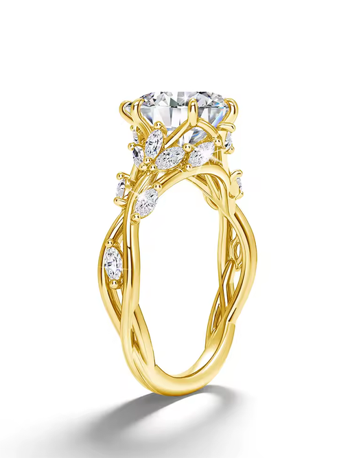 3CT Marquise Cut Moissanite Ring