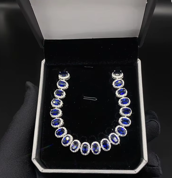 Natural Sri Lankan Sapphire Bracelet