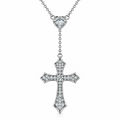 Cross Necklace in 925 Sterling Silver