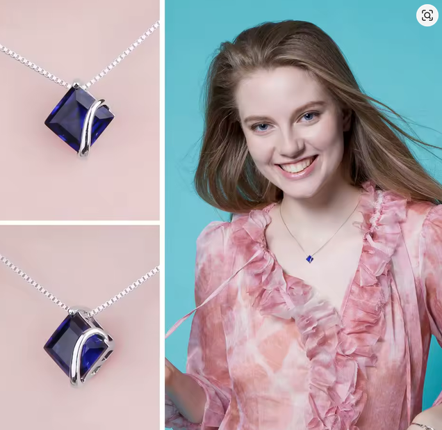 sapphire charm