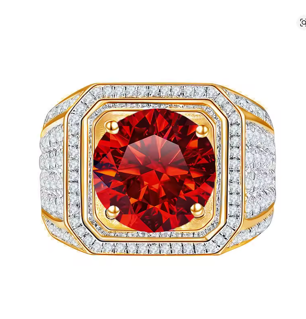 2CT Moissanite COLOURS RING