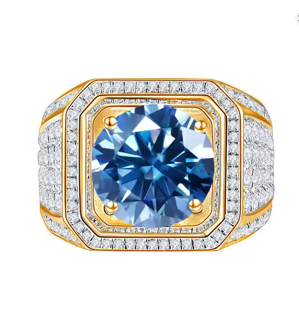 2CT Moissanite COLOURS RING
