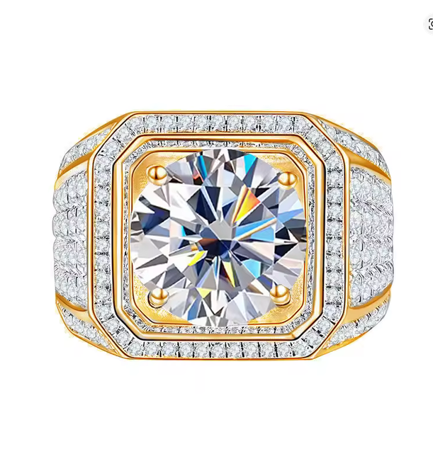 2CT Moissanite COLOURS RING