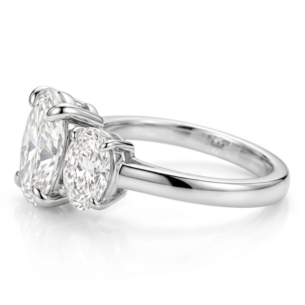 2.2ct Lab Grown Diamonds in 925 Sterling Silver  Rings